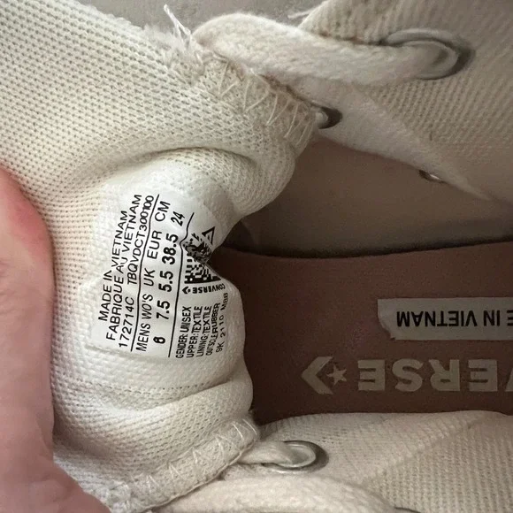 Converse Run Star Hike Platform High Egret Pink Clay Women's Size7.5 - Picture 6 of 8